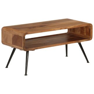 Mid Century Modern Coffee Table made from Solid Sheesham Wood