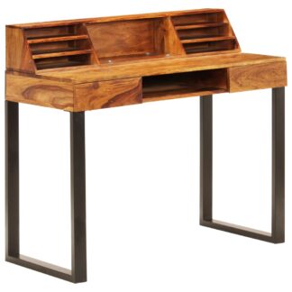 Mid Century Modern Writing Desk Solid Wood