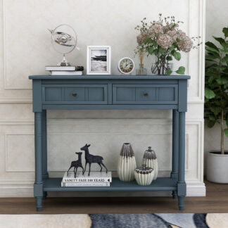 Navy Blue Console Table