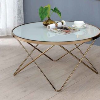 Coffee Table Frosted Glass
